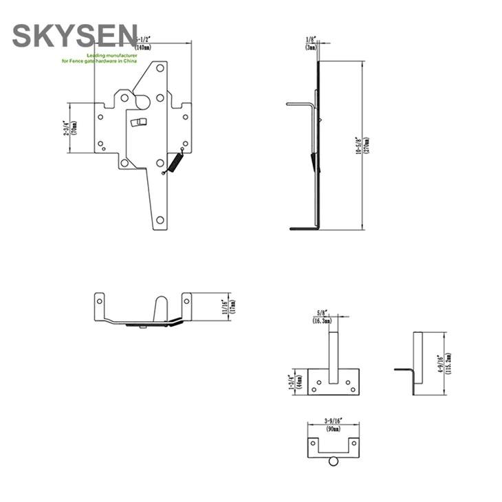 China Vinyl Fence Gate Latch suppliers